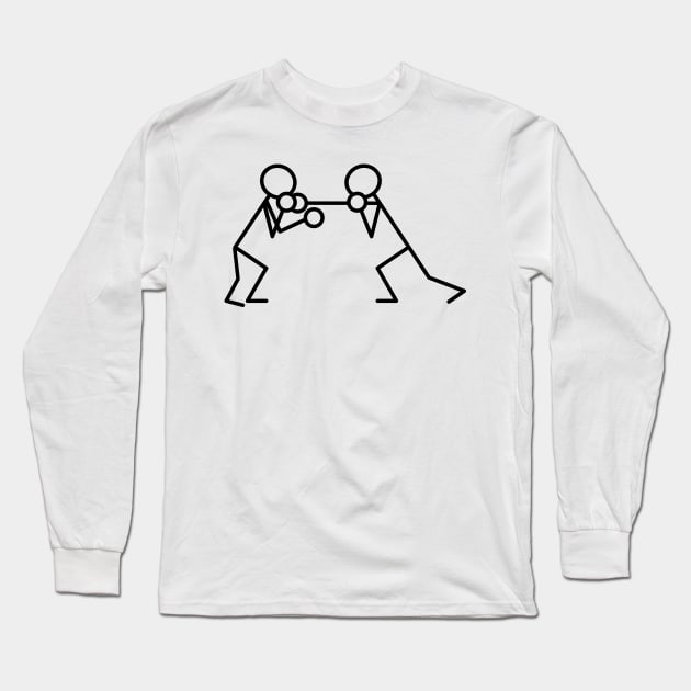 Knock out punch Long Sleeve T-Shirt by schlag.art